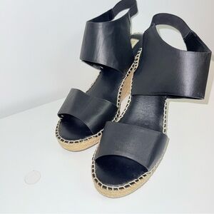 Steve Madden Black Espadrille Sandals